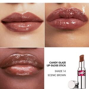 YSL Loveshine Candy Glaze Lip Gloss Stick #14 New In Box Authentic